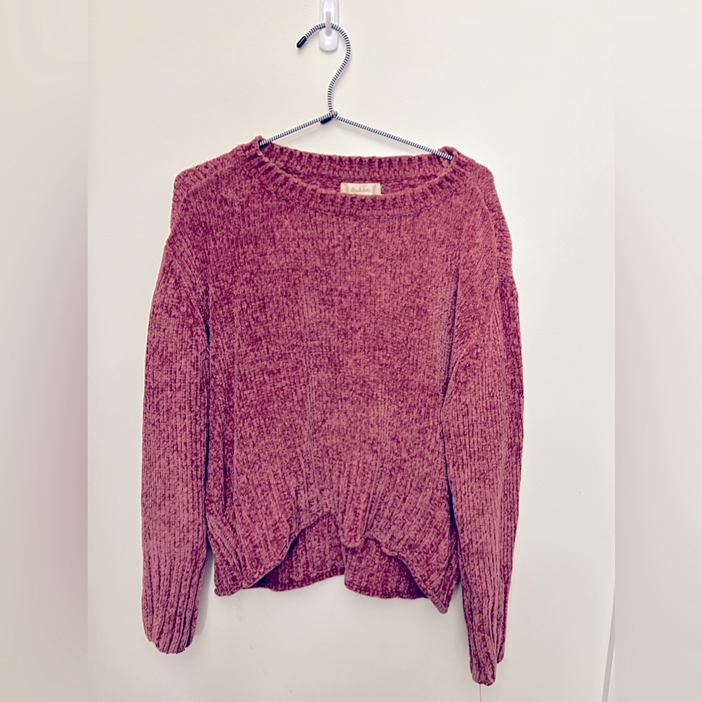 Altr-d State Chenille Sweater in Dusty Rose Color Size M